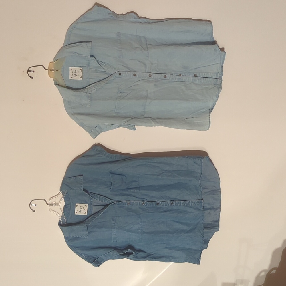 2 Style & Co Petites tops, sleeveless, double pockets